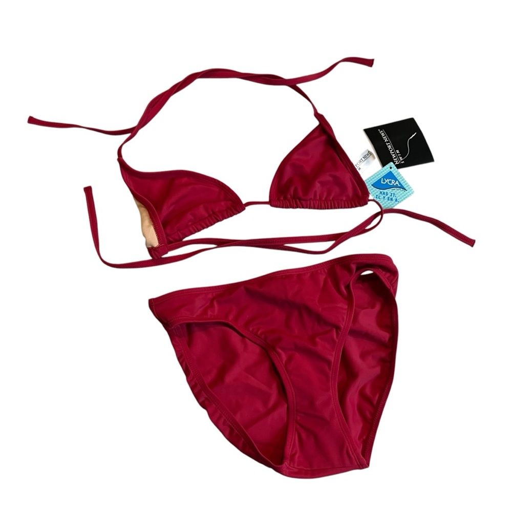 Nwt, Newport News Triangle String Top Bikini Swim… - image 1